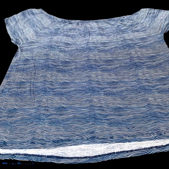 Blue & White casual blouse - Picture 4 of 6